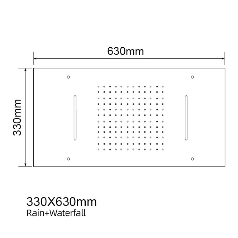 Brass Ceiling Shower Head