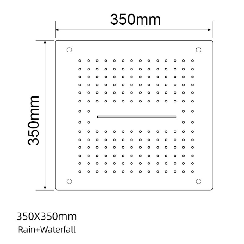 Ceiling Rain Shower System