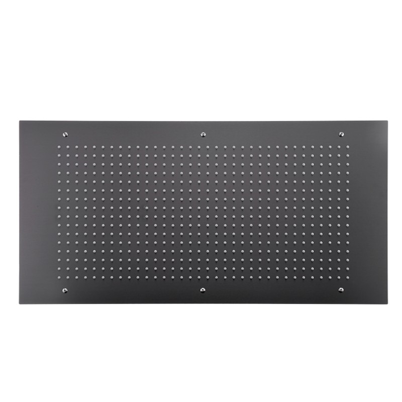 Recessed Shower Head Black