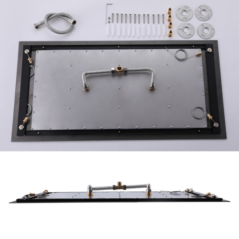 Recessed Shower Head Black