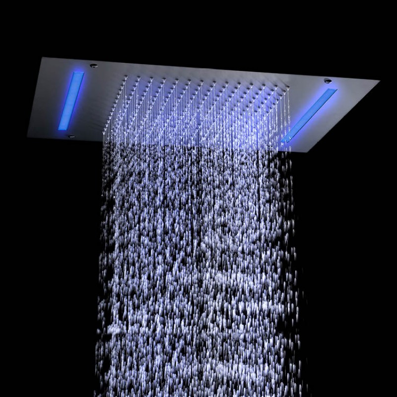 Black Recessed Shower Head