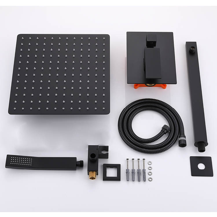 Concealed Shower Set Black