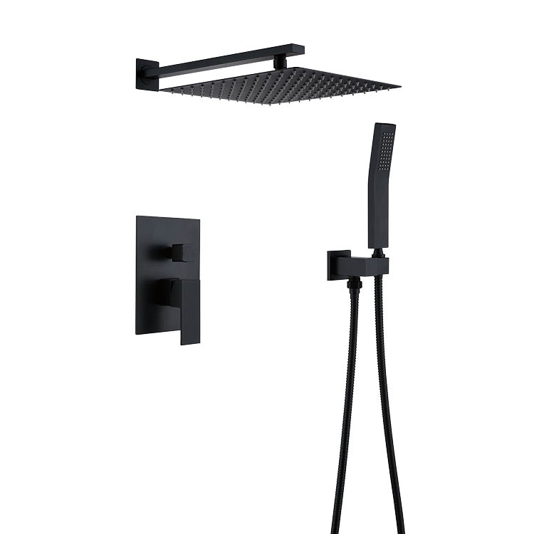 Concealed Shower Set Black