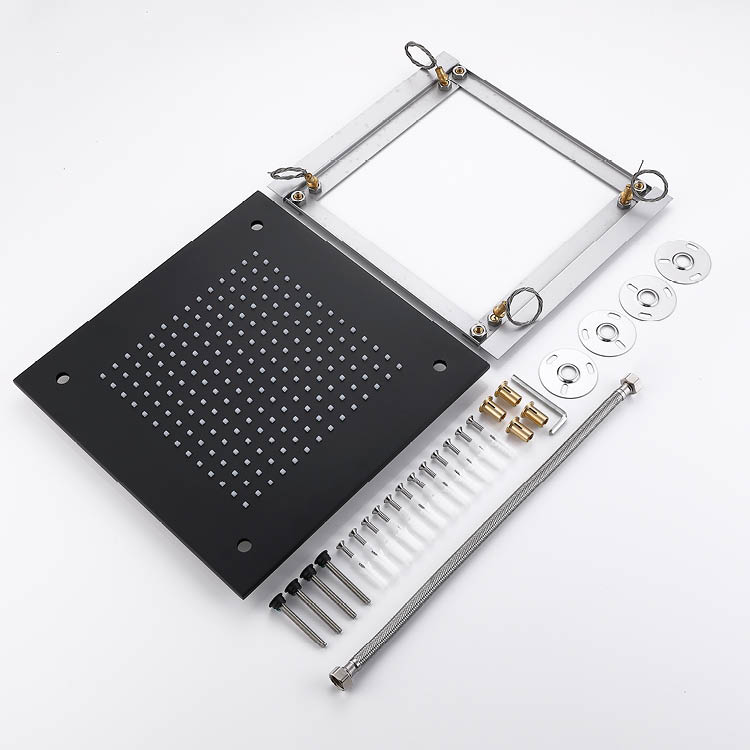 Black Concealed Mixer Shower