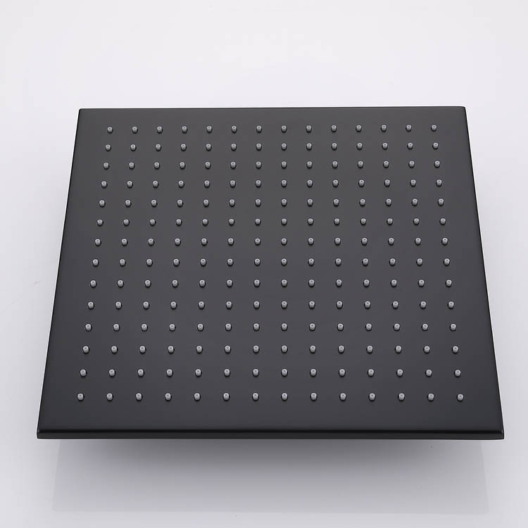 Black Concealed Thermostatic Shower