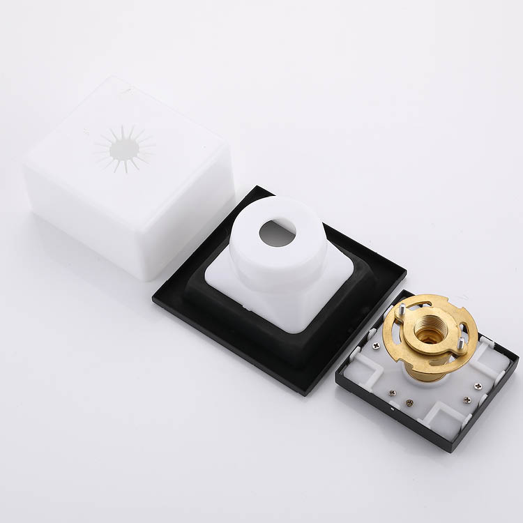 Black Concealed Shower