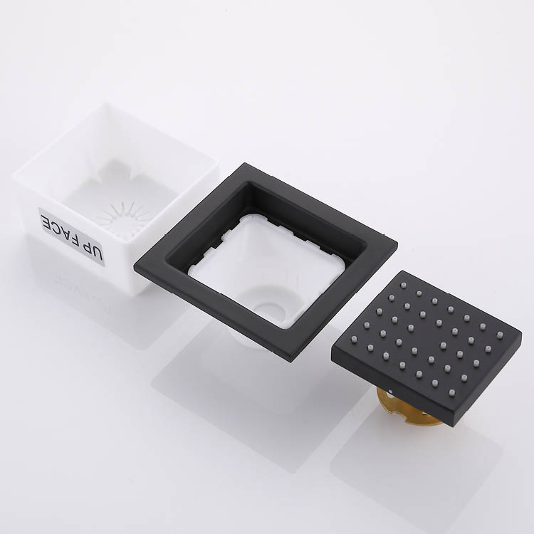 Black Concealed Shower