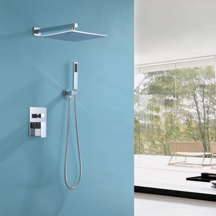 Square Concealed Shower Mixer