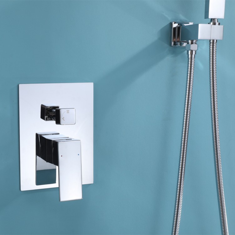 Square Concealed Shower Mixer