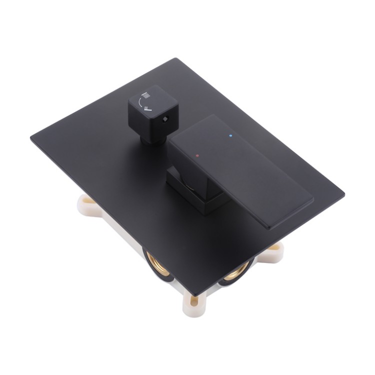 Black Concealed Shower Mixer