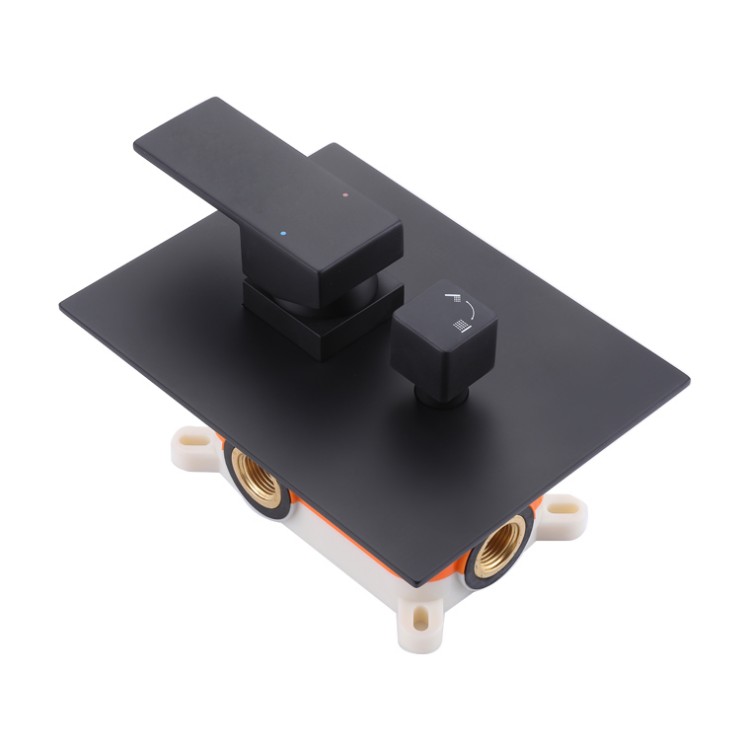 Black Concealed Shower Mixer