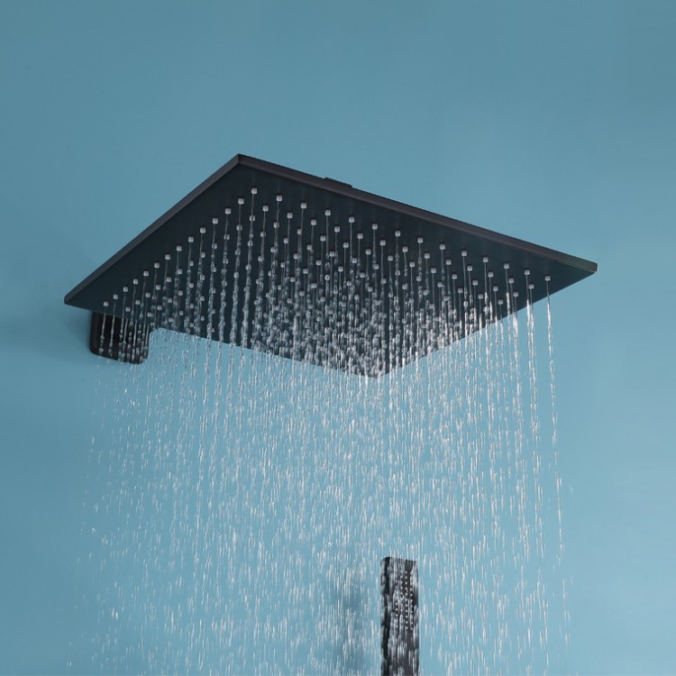 Black Concealed Shower Mixer