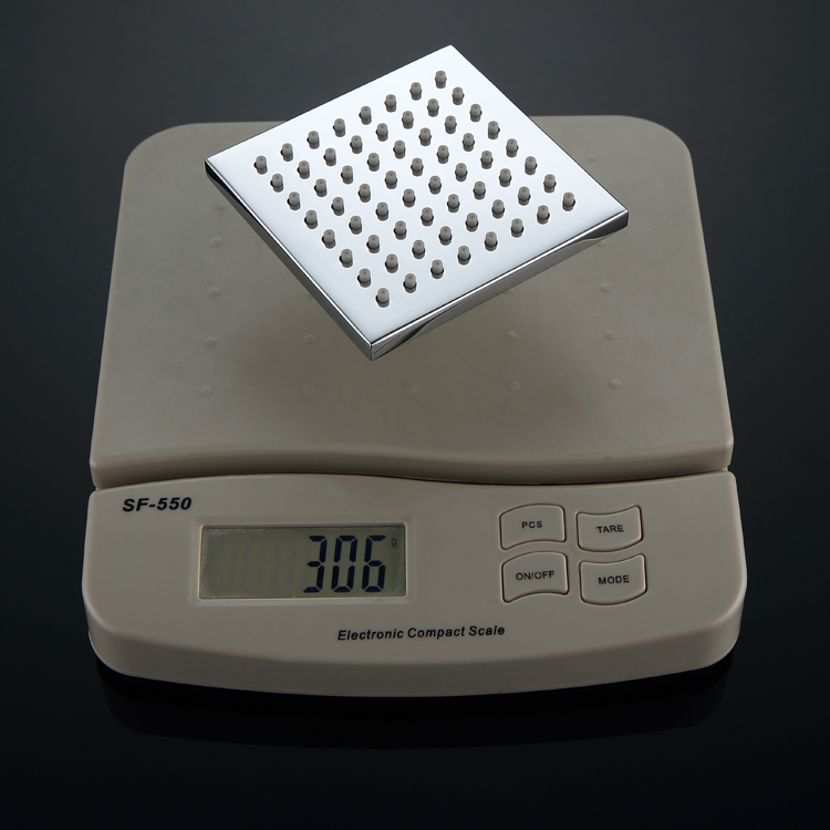 Brushed Brass Rain Shower Head