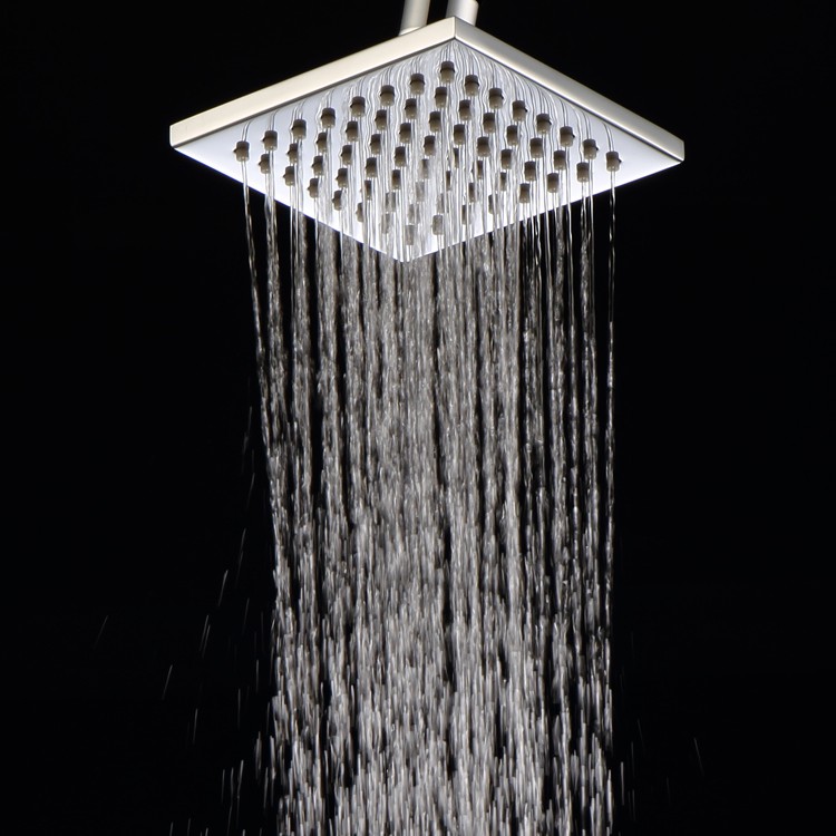 Brushed Brass Rain Shower Head