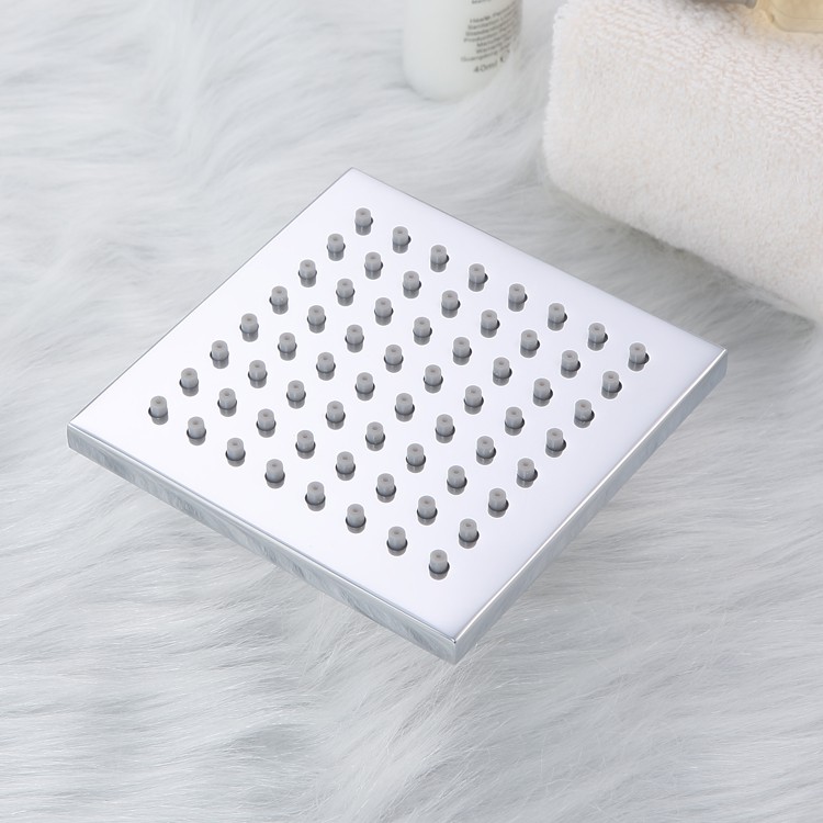 Brushed Brass Rain Shower Head