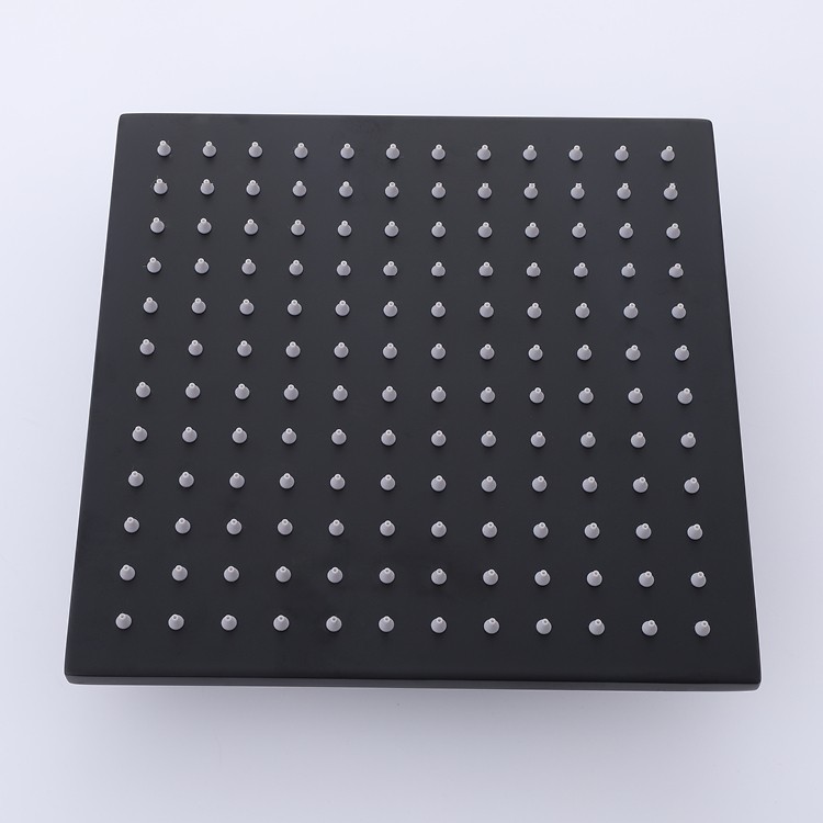 Black Metal Shower Head