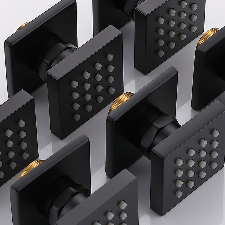 Black Shower Side Spray