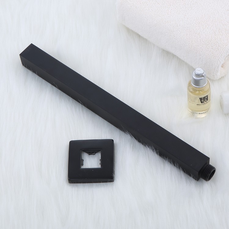 Matt Black Shower Arm