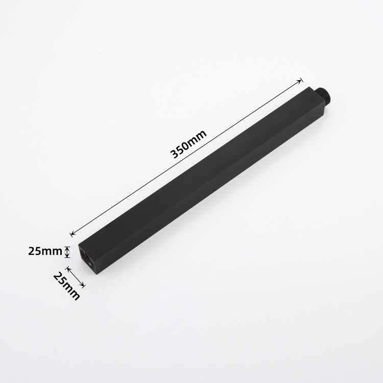 Matt Black Shower Arm