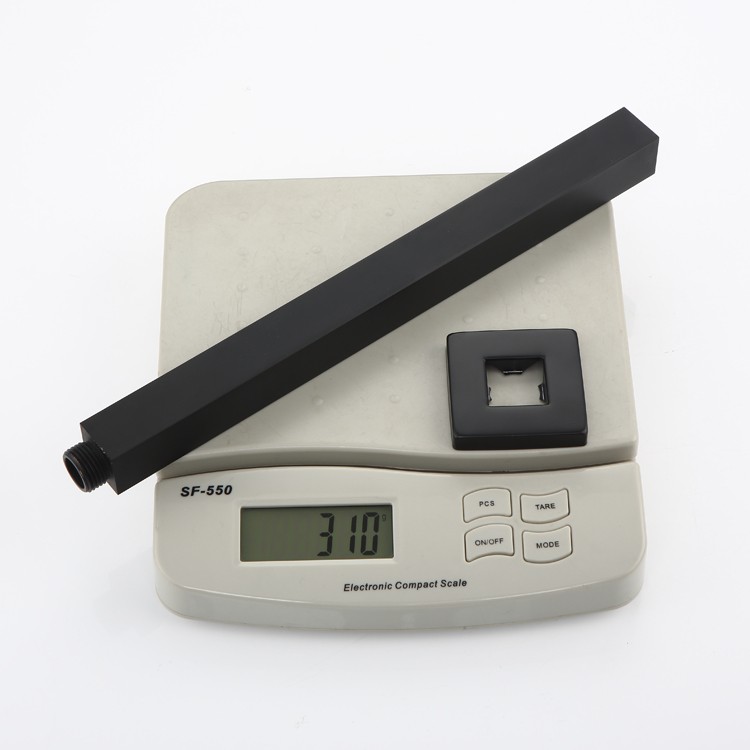 Matt Black Shower Arm