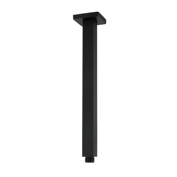 Matt Black Shower Arm