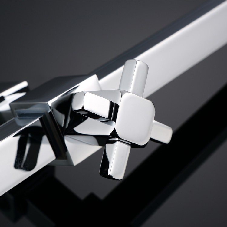 Bath Shower Mixer With Slider Rail