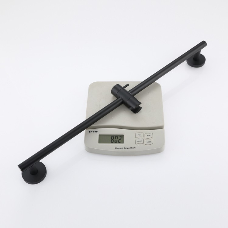 Black Shower Slide Rail