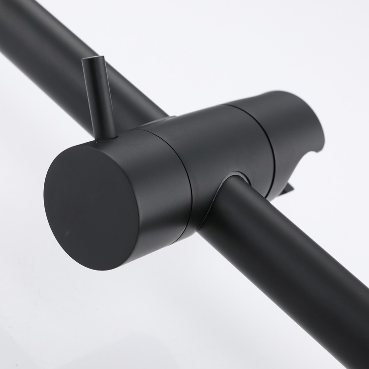 Black Shower Slide Rail
