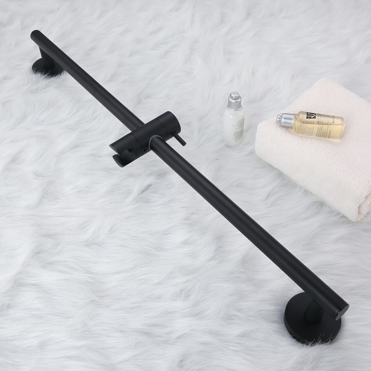 Black Shower Slide Rail