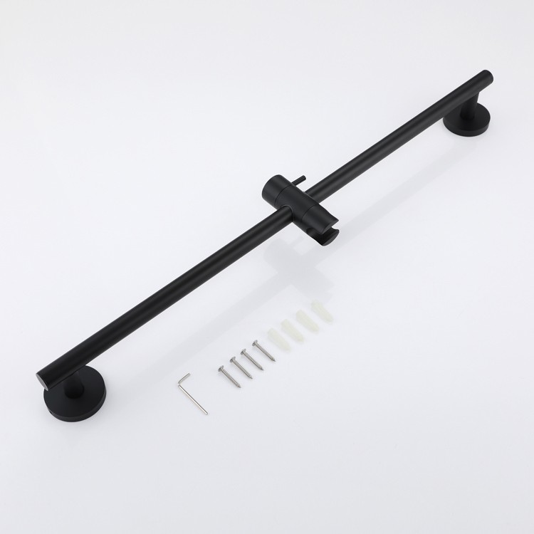 Black Shower Slide Rail