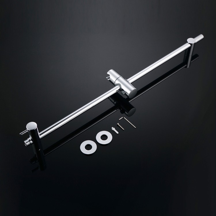 Chrome Shower Rail Slider
