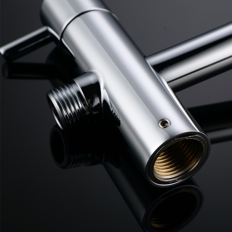 Chrome Shower Rail Slider