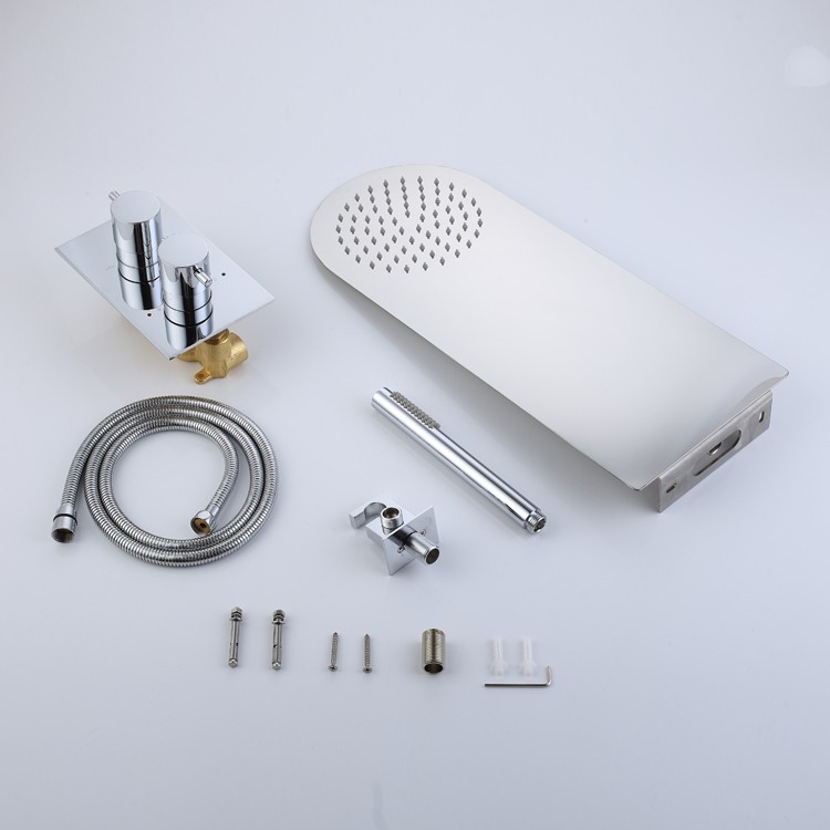 Square Waterfall Shower Head