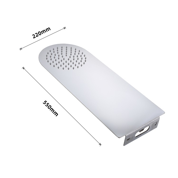 Square Waterfall Shower Head