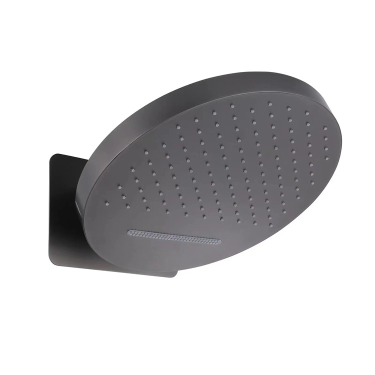 Round Black Shower Head