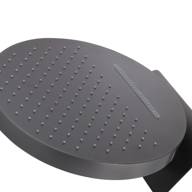 Round Black Shower Head