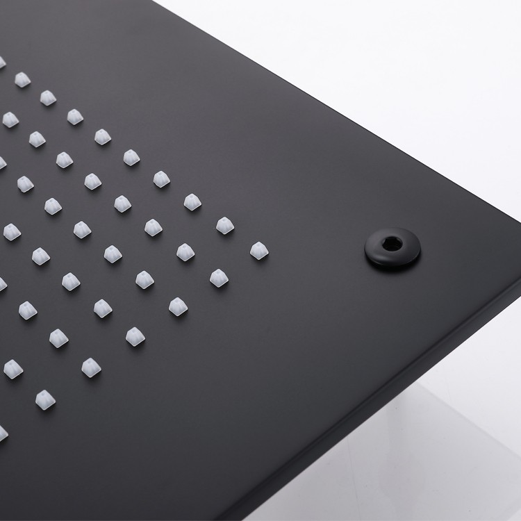 Black Ceiling Shower Head