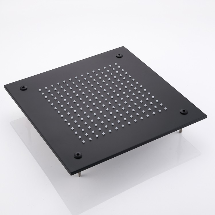 Black Ceiling Shower Head